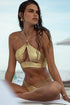 Luli Fama Medusa Ring Halter Peek A Boo Top